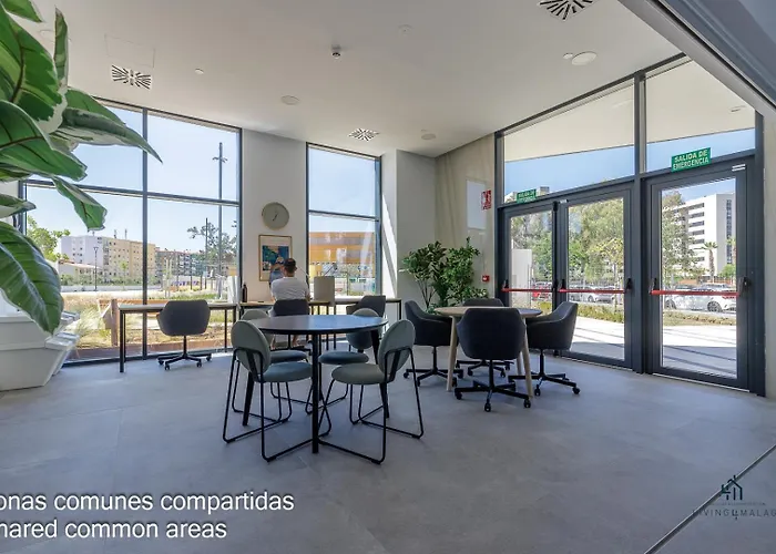 شقة Living4malaga Tower Horizon مالقة