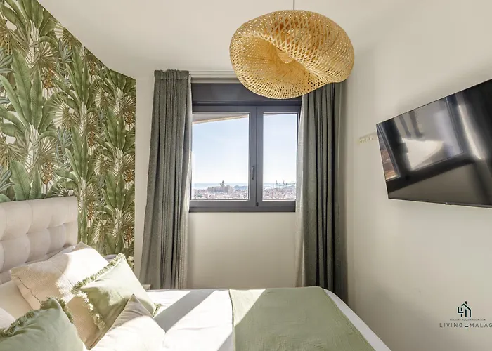 شقة Living4malaga Tower Horizon مالقة